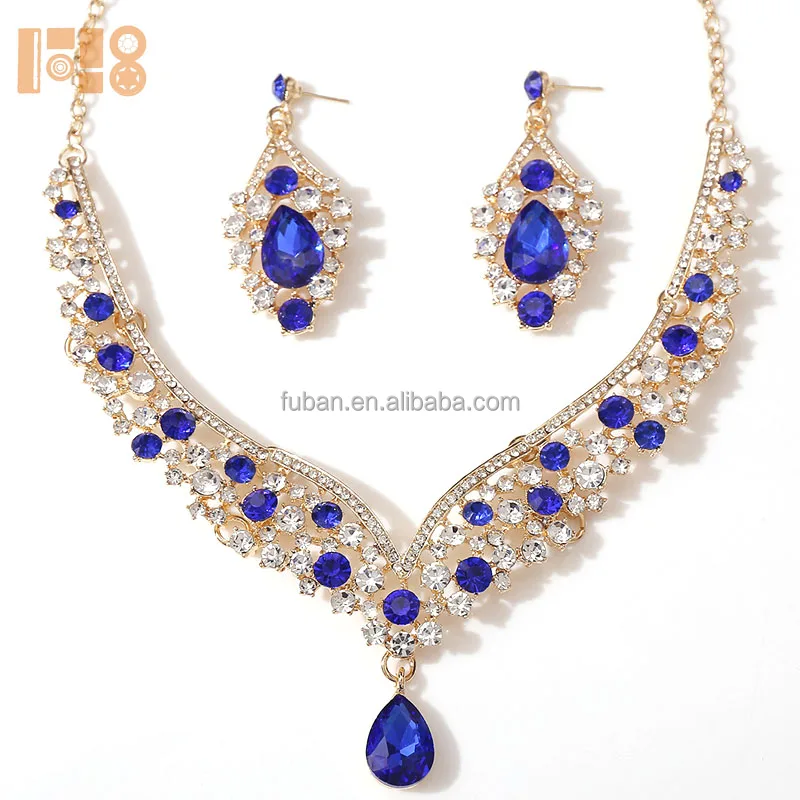 Bride Jewelry Sets Necklace Earrings Fashion Necklace Set For Bride