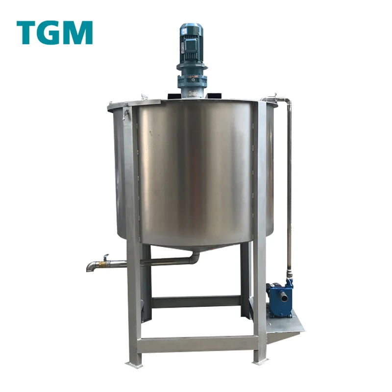 Stainless Steel Mixing Tank With Agitator Liquid Mixing Tank
