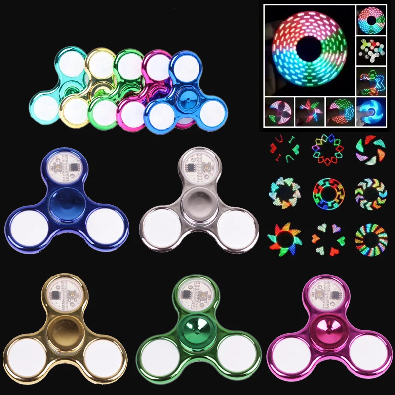 Luminous Led Spinner Hand Top Spinners Glow In E Fit Spiner