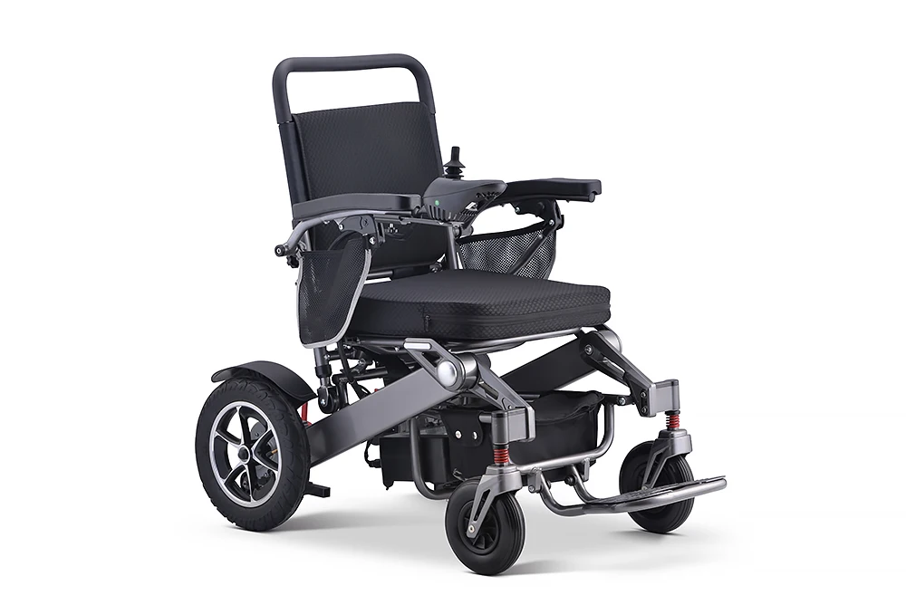 Disabled Motorized Easy Folding Power Wheelchair Lightweight Portable