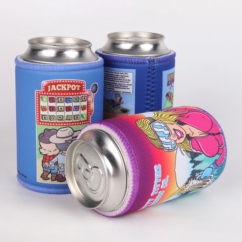 Sublimation neoprene can cooler