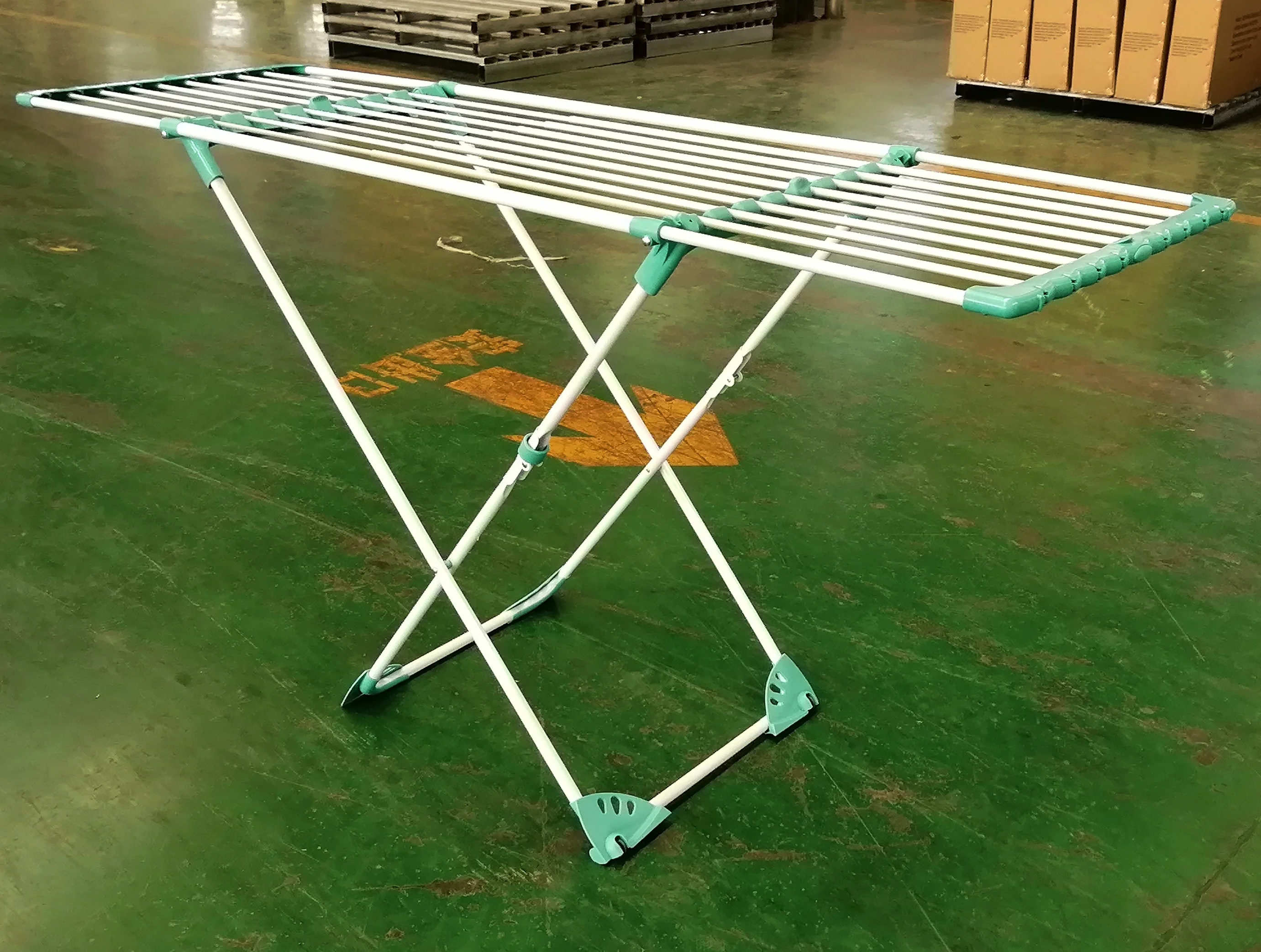 Foldable Holders Laundry Drying Rack Washing Line Dry Rail Rack Folding