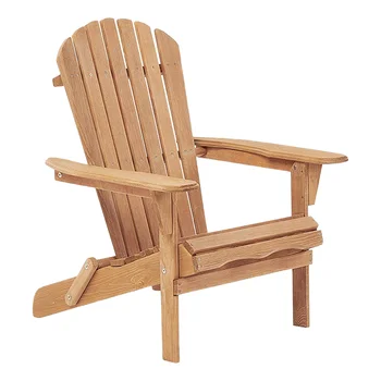 Hot Selling Adirondack Garden Chair Set Half-Assembled Wooden Folding Patio Lounger Armchair Solid Wood for Outdoor School Use