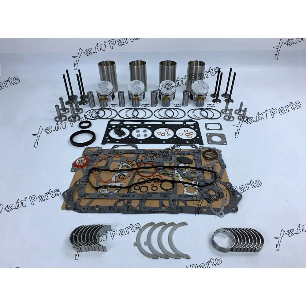 C2.4 Rebuild Kit With Full Gasket Kit Piston Rings Liner Bearing Valves for Caterpillar Machinery Engine Parts