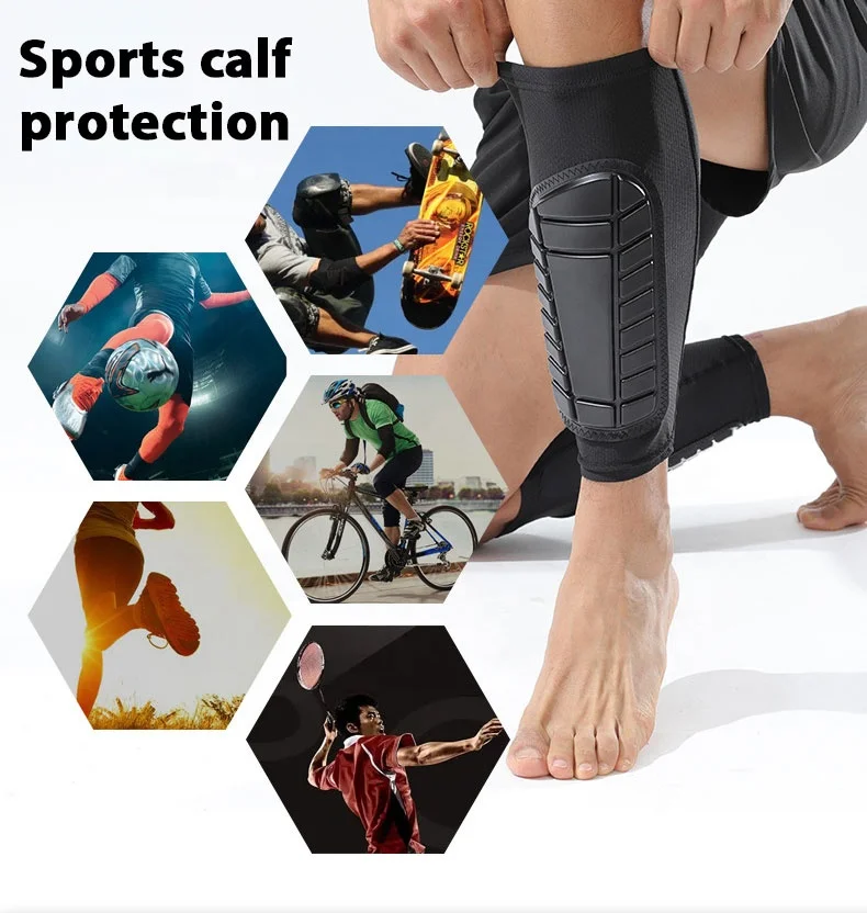 High Quality Compression Protection Soccer Shin Support for Men Women Leg Shin Guards Sleeves
