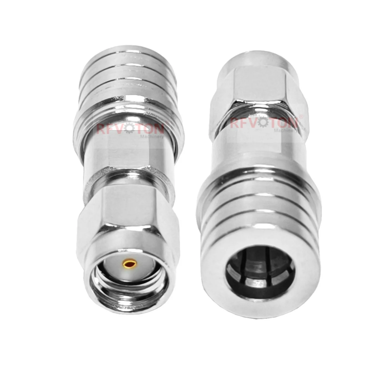 Adaptatores ab Officina Suppeditati, 50 Ohm, QMA Masculus Conectorius ad RP SMA Masculum Conectores Coaxiales RF Adaptatores In Stoccu