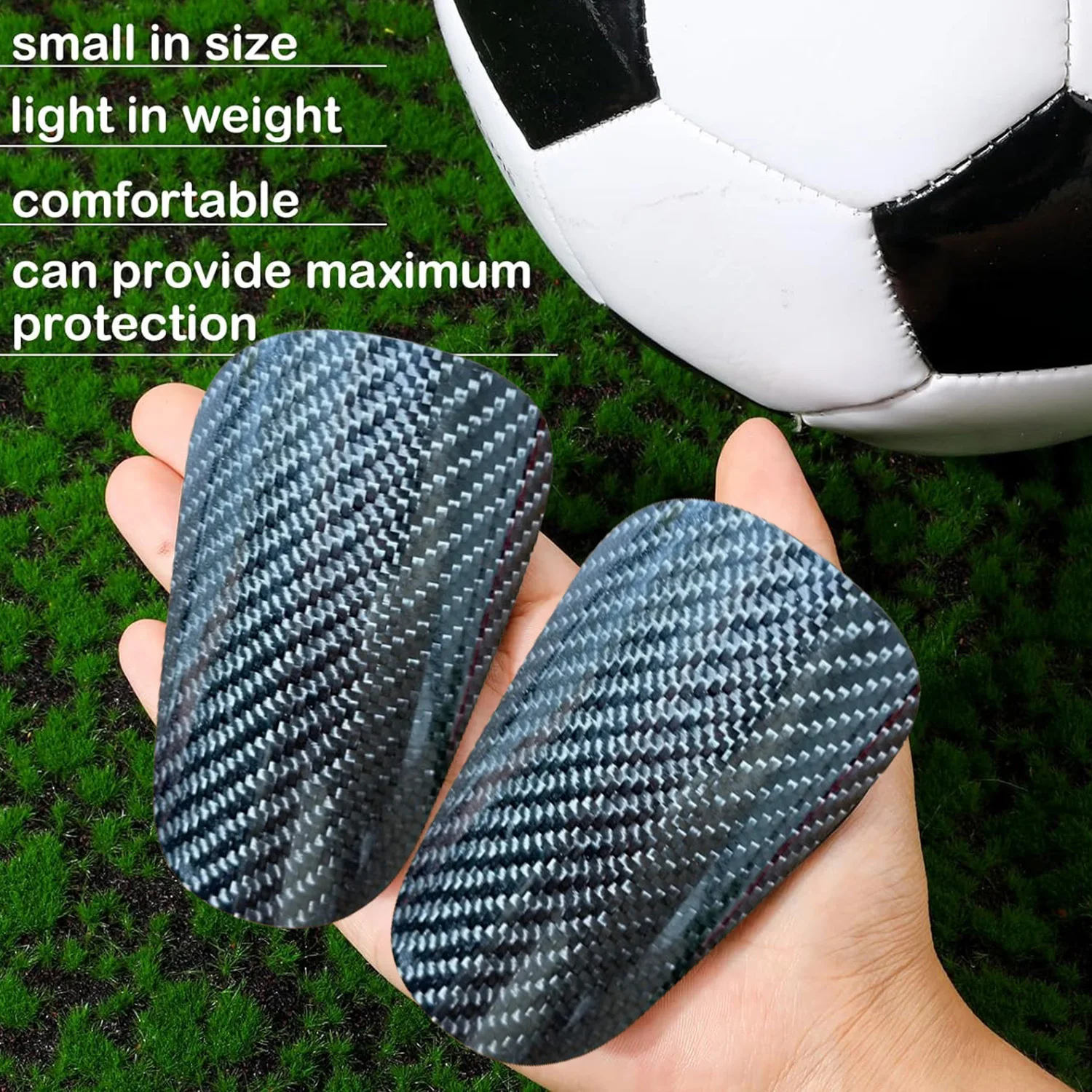 Carbon Fiber Mini Shin Guard Soccer Custom Shin Guard Sublimation Mini Shin Pad For Kids And