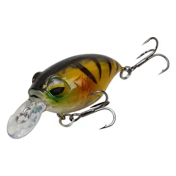 CHEERY8.8g/43mm Crank Lure with Treble Hooks ABS Material for Bass Trout Pike & Carp Saltwater & Freshwater Fishing – Hard Lure – view 4