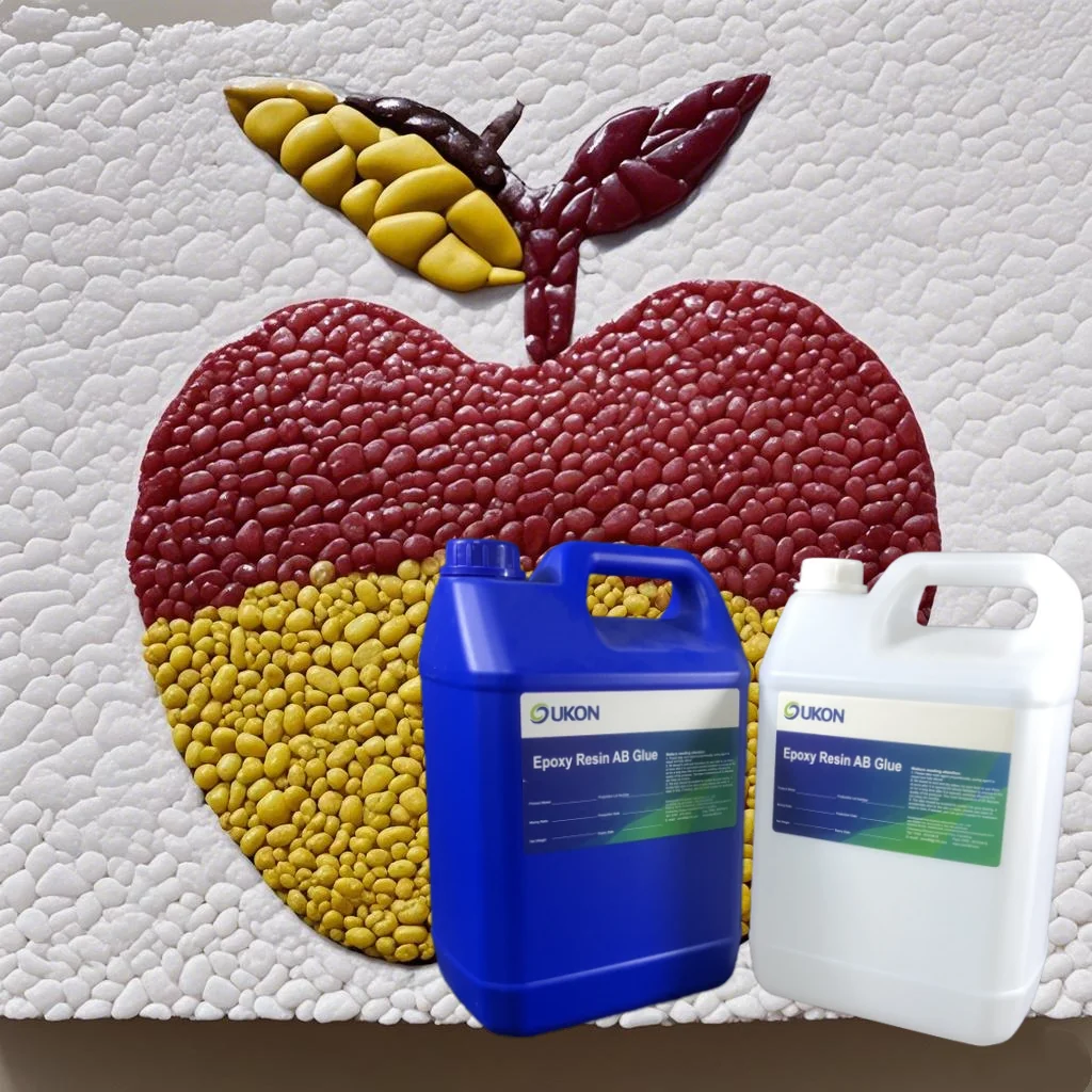 High Permeable AB Epoxy Resin 2:1 Gravel Bonding Surface Pebble Stone Epoxy Floor Flooring for Gravel Driveway Paving