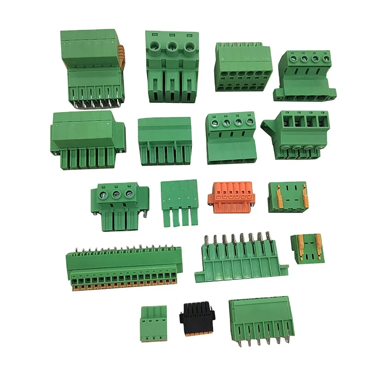 Kefa Plug in Connector Blocks Plug in Pcb Screw Terminal Socket Pluggable Terminal Block Plug 3p