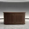 Pannello multistrato in legno massello color noce, stile piatto