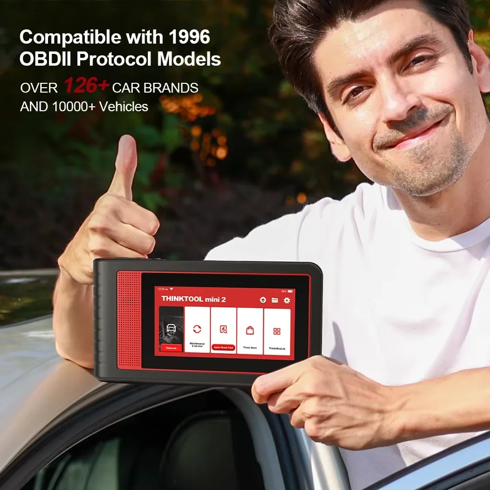 THINKCAR THINKTOOL MINI 2 OBD2 Code Reader Multifunctional Diagnostic Tool 28 Maintenance Functions 32G Memory Lifetime Free