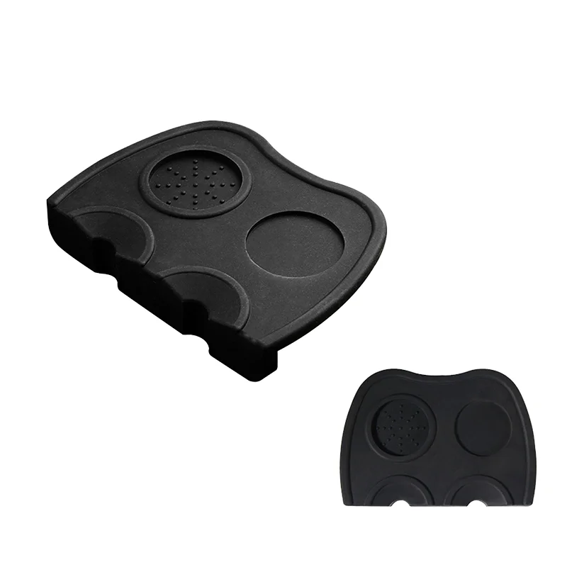 High Quality Silicone Espresso Tamper Mat Factory Supplied Non-Slippery Coffee & Tea Tampering Corner Mat Designed for Baristas