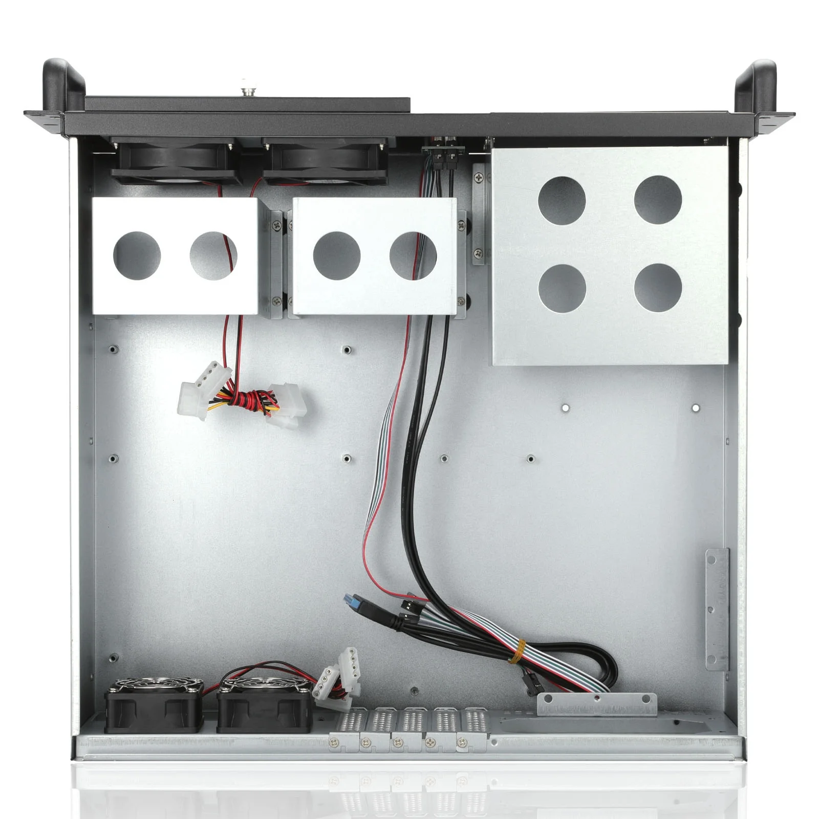 3U Compact Server Case, Rackmount Chassis, Industrial PC case KI-N338B3 ...