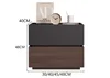 iron gray walnut effect-self-contained