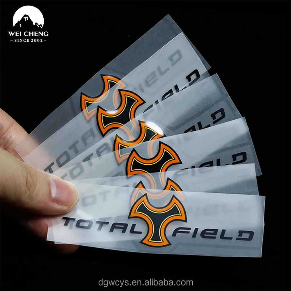 Hot Transfer Sticker 3D Silicone Heat Transfer Labels - Custom Clothing Tags