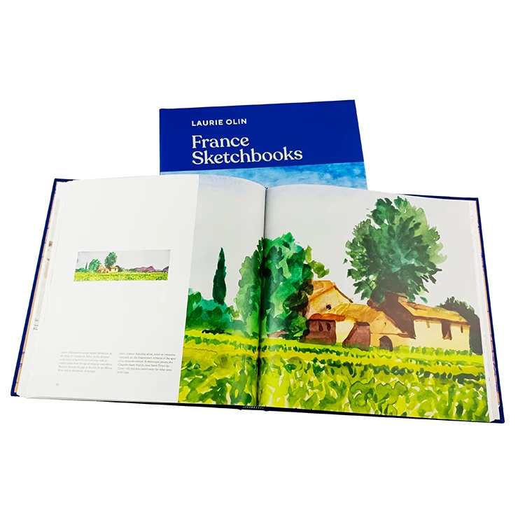 Oem Customized Cmyk Hardcover Book Printing With Foil Stamping And Dust