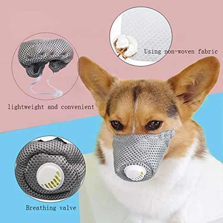 Maulkorb Für Hunde – Atmungsaktives Netz-Design, Verstellbar, Trinkbar, Gegen Beißen & Bellen, Größen XXS-XXL