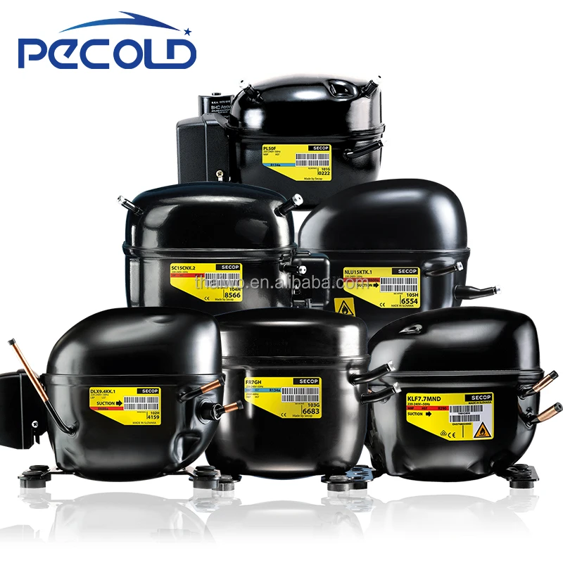 Sc12g Secop R134a Refrigeration Compressor 1/3hp Danfos Secop Compressor For Refrigerator Unit