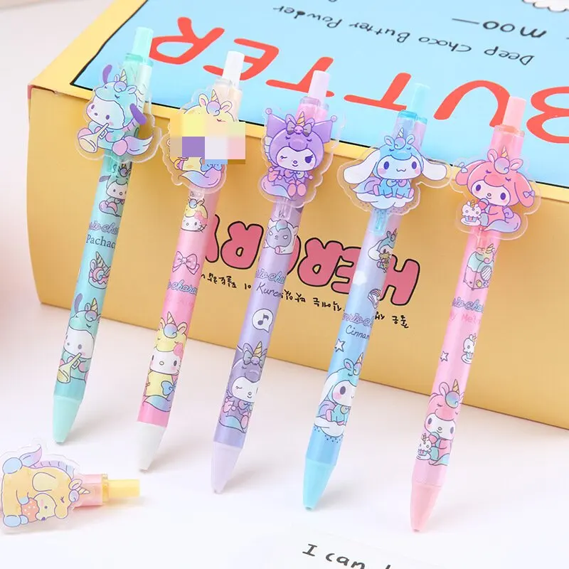 Linda New Kuromi Patch Press Pen High Value Cute Gel Pen Student ...