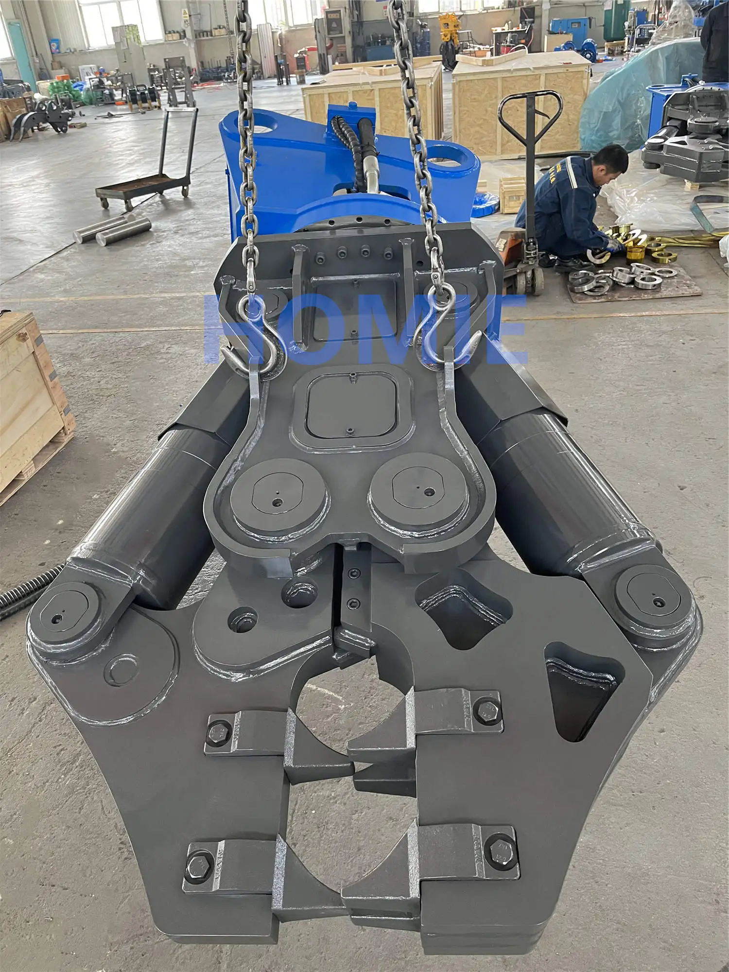 Excavator Hydraulic Shear Sections Demolition Shear For 20-30 Ton ...