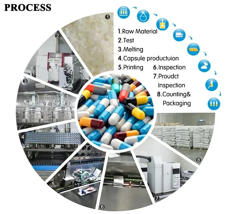 Gmp Certified Fillable Empty Capsule Shell Separable And Joined White