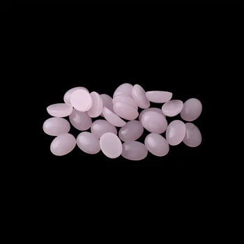 Hot sales Pink Diamond High Quality Synthetic Loose Gemstone Oval Pink Glass Stone Gems