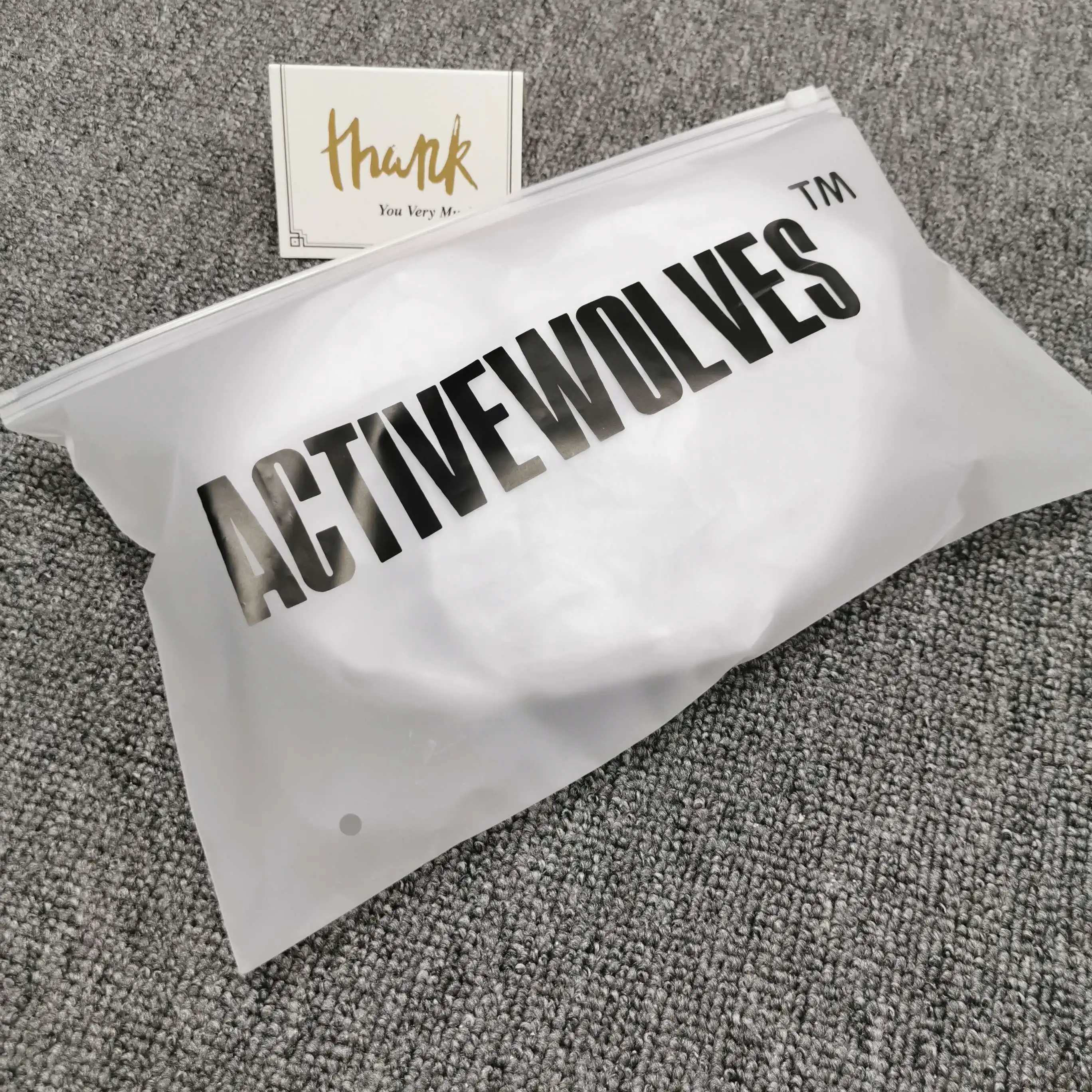 Biodegradable Frosted Sealing Frosted/clear/transparent Package Plastic Bag for Garment Bag/tshirt/pants