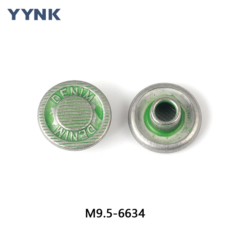 Модные пользовательские красочные OEM логотип покрытие металлические латунные джинсы заклепки для кожаной сумки брюки одежда