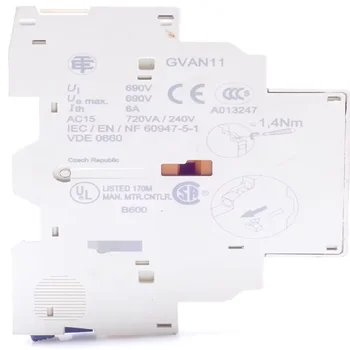 3x Electric GVAN11 Auxiliary Switch New Original Ready Stock Industrial Automation PAC Dedicated PLC