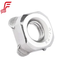 M5 M6 M8 M12 M16 Threaded Rod with Passivated Finish Stainless Steel Fastener Nuts & Weld Cage Nut Din928