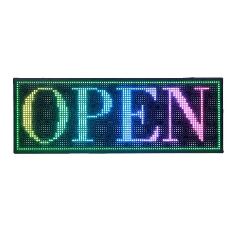 YIWU LED P10 Color Store Advertising Content Display Door Head Screen