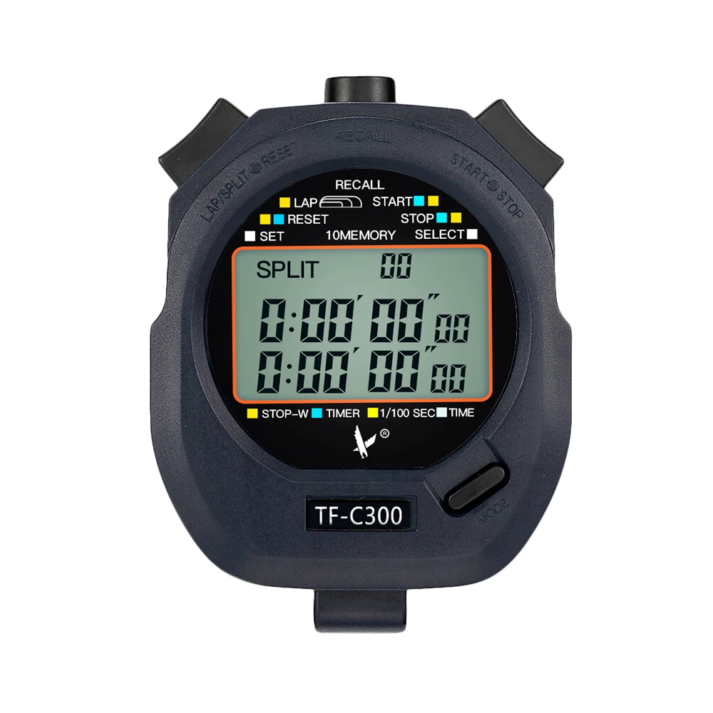 Professional Digital Chronometer 300 Dual Split Recallable Memory ...