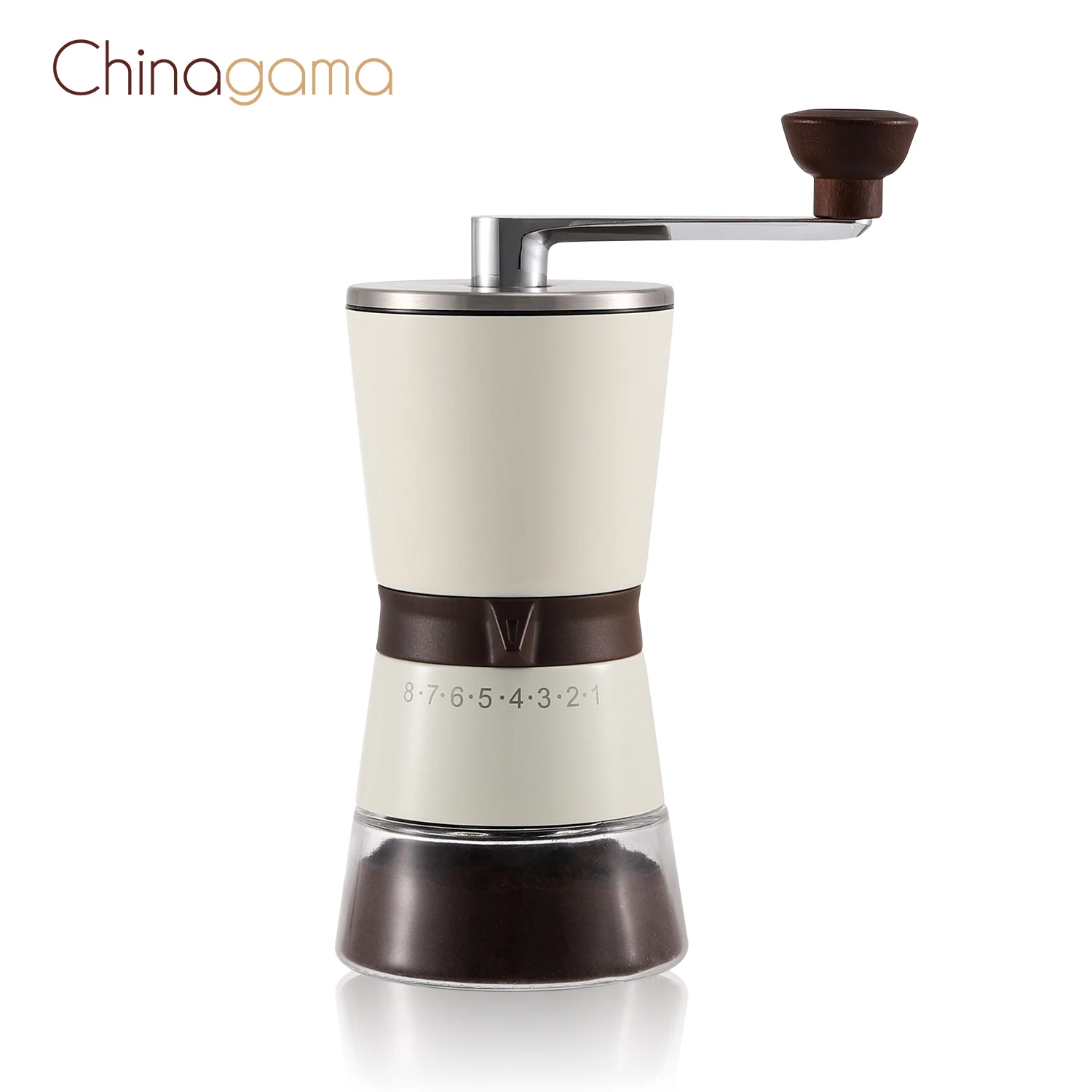 Scandinavian Modern Design Hand Crank Portable Stainless Steel