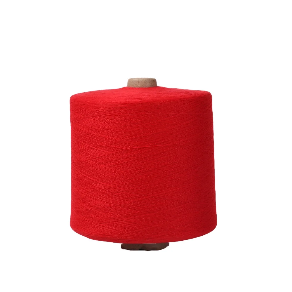 
China supplier customized high quality cationic 30s/1 polyester spun yarn 