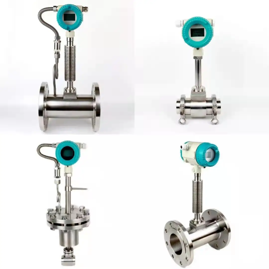 वॉर्टेक्स फ्लोमीटर, आईपी65, इंसर्ट प्रकार, कंप्रेस्ड एयर, स्टीम, 4–20 मिलीएम्पियर, मॉडबस, हार्ट, आरएस485 फ्लोमीटर, उच्च सटीकता (1.0), रेफ्रिजरेंट फ्लोमीटर