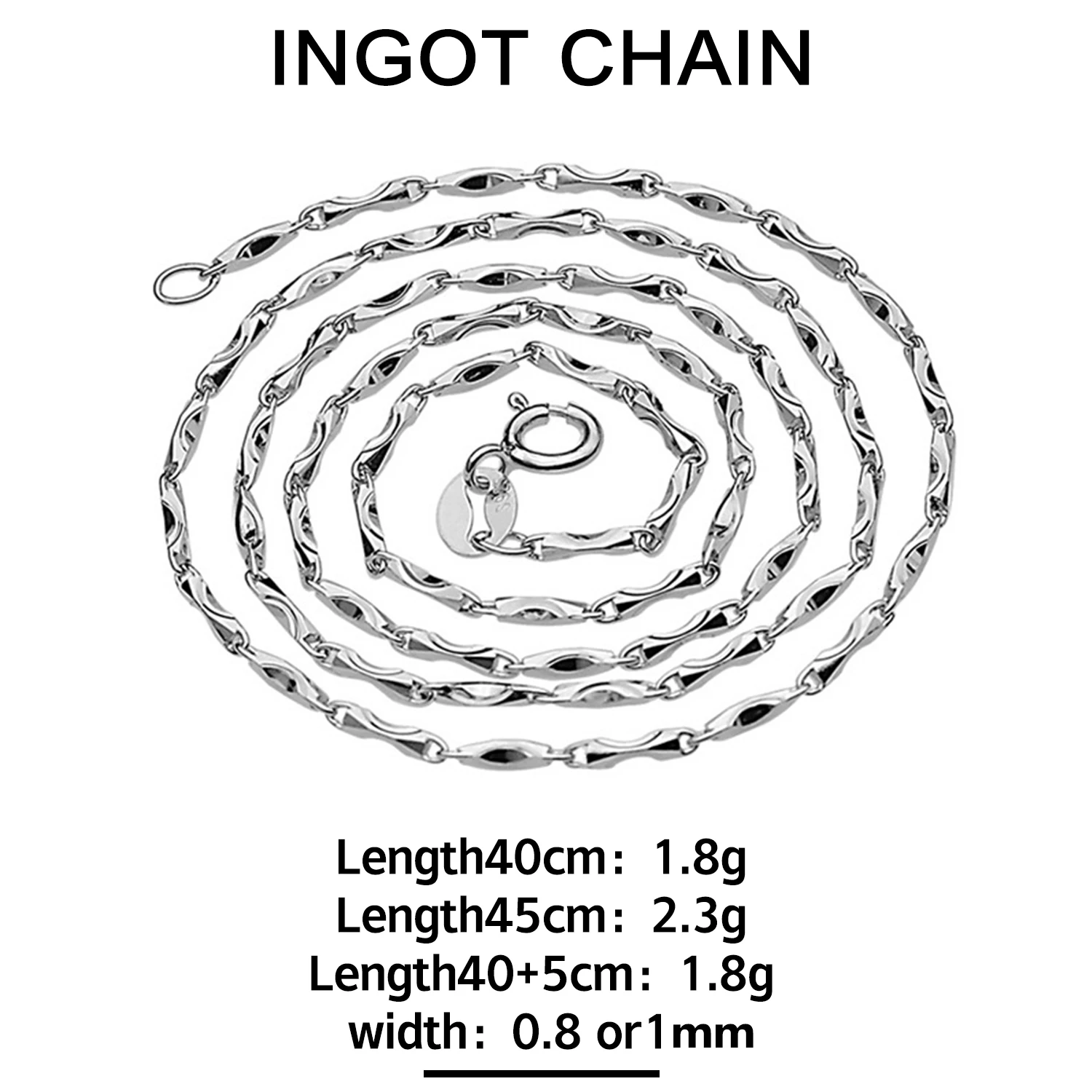 Custom Wholesale Necklace Set Italy Link Chain S925 Sterling Silver