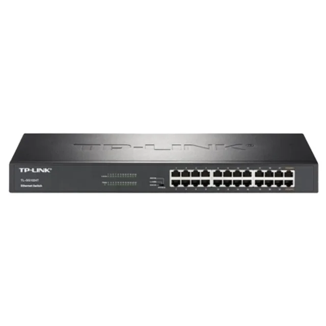 TP-LINK TL-SG1024T 24x10/100/1000M Full Gigabit Ethernet Switch with 24GE VLAN Isolation RJ45 Ports Plug Play Easy Installation