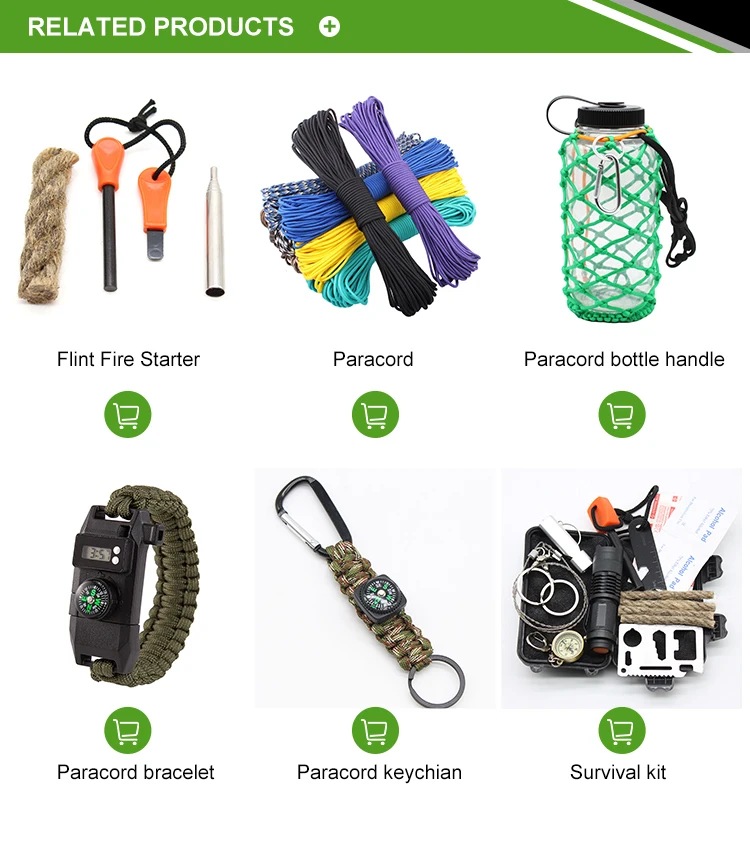 22 In 1 Survival Gear Outdoor Professional Emergency Survival Kit