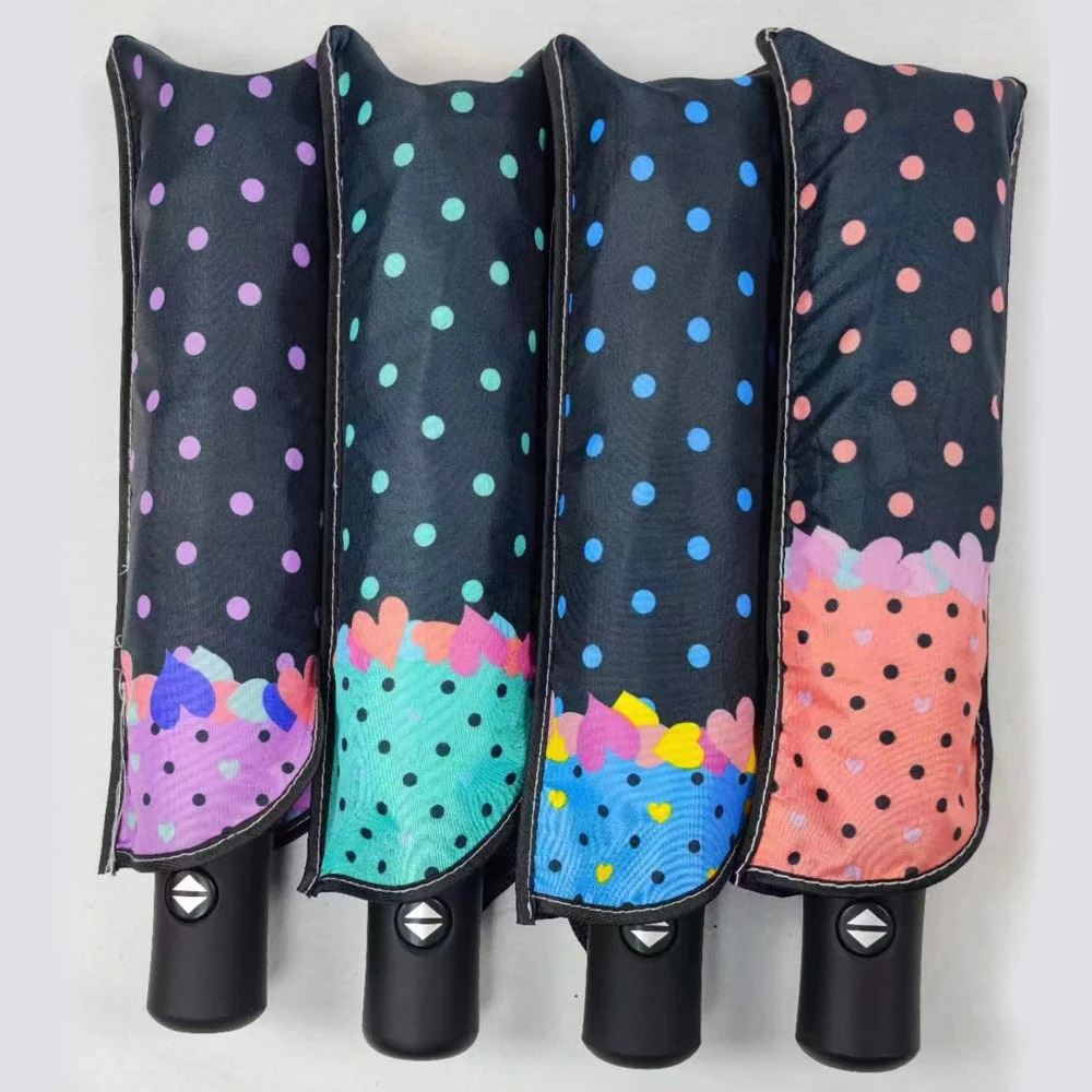 Hotsale Stock Umbrella Fully Automatic Open and Close Umbrella with Special Design