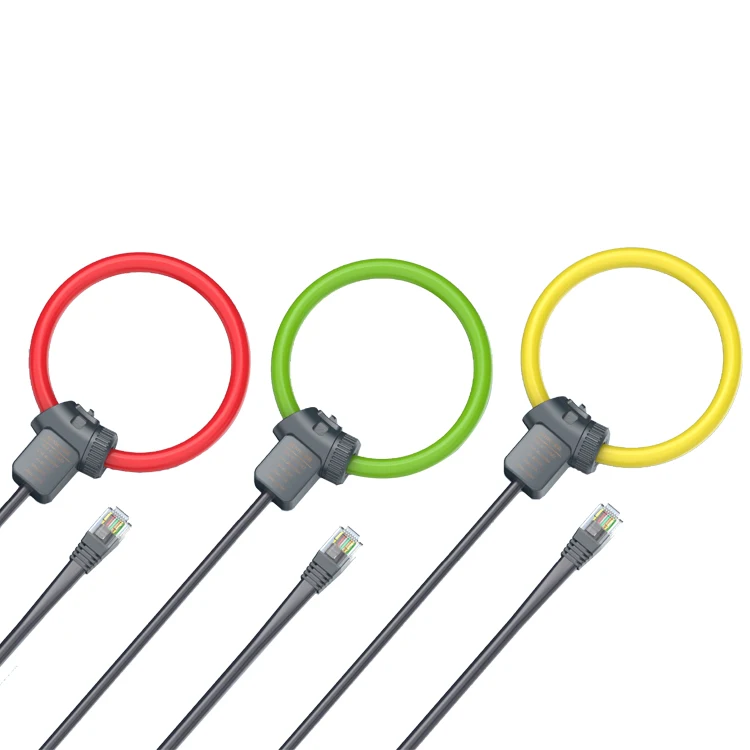 Гибкий трансформатор тока Rogowski катушечный вход 10A-3000KA выход 4V 100mV/KA 50mV/KA Датчик с разделенным