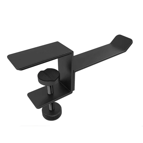 Двойная Вешалка для наушников под стол металлическая подставка гарнитуры держатель игровых универсальный