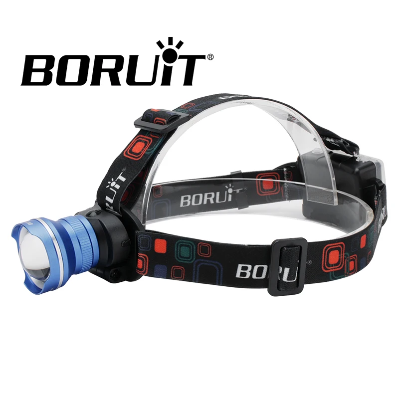 Boruit Rj 2166 屋外ヘッドライト 1000 ルーメン Led ヘッドランプズーム可能なヘッドランプ乾電池 Buy 2166 ヘッドランプ Product On Alibaba Com