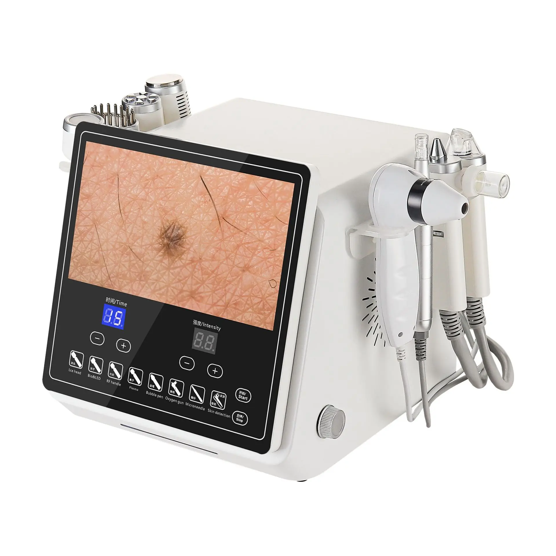 8 in 1 Multifunctional Hair and Skin Analyzer Facial Lift Skin