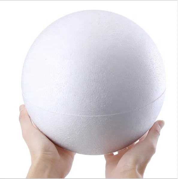 All Size White EPS Polystyrene Styrofoam Foam Ball for Christmas Wedding Home Valentine'S Day Children DIY Decorations