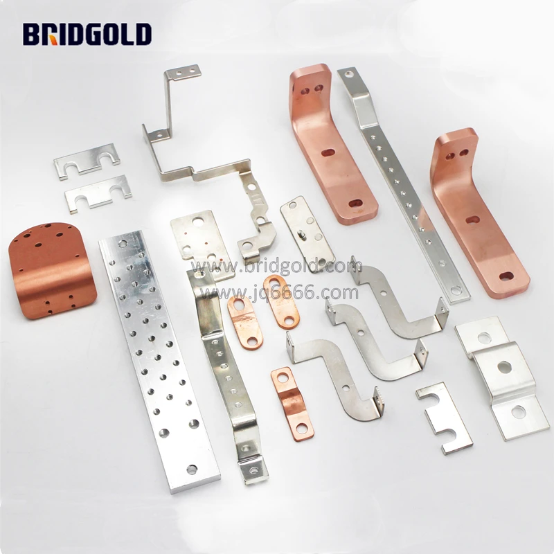 BRIDGOLD Rigid Copper Busbar with Insulation Customizad Copper Busbar ...