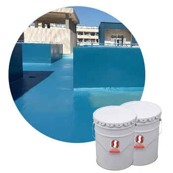 Two-Component Polyurea Coating for Roof Construction Waterproofing Paint with Spray Application