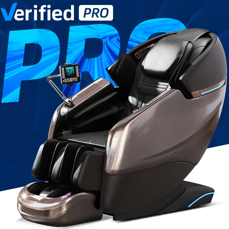 GUOHENG Hot Sale Wholesale Luxury Electric Sl Track Zero Gravity Full Body Shiatsu musical function 4D Massage Chair