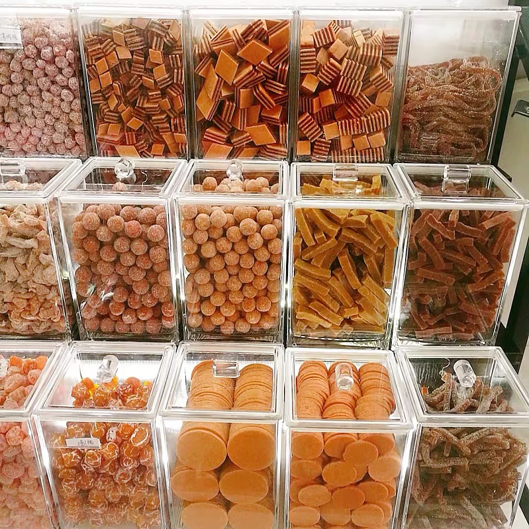 Ecobox New Arrival Recycled Plastic Food Grade Airtight Candy Container