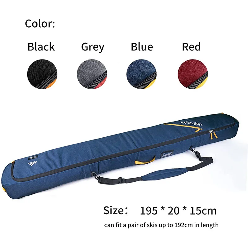 Large Capacity Polyester Snowboard Storage Bag Padded Snow Ski Bags